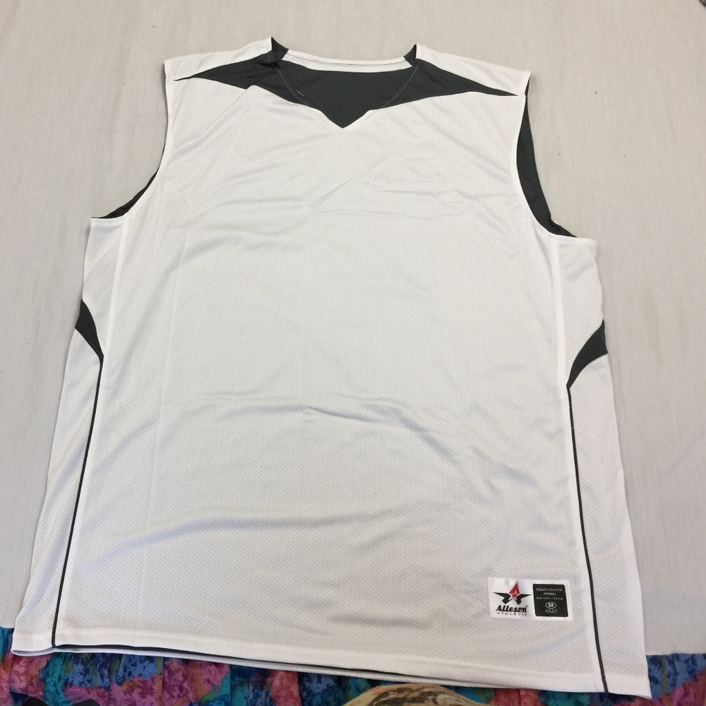 🍎 ALLESON MENS ATHLETIC SLEEVELESS REVERSIBLE BASKETBAL JERSEY SHIRT SIZE 2XL🍎